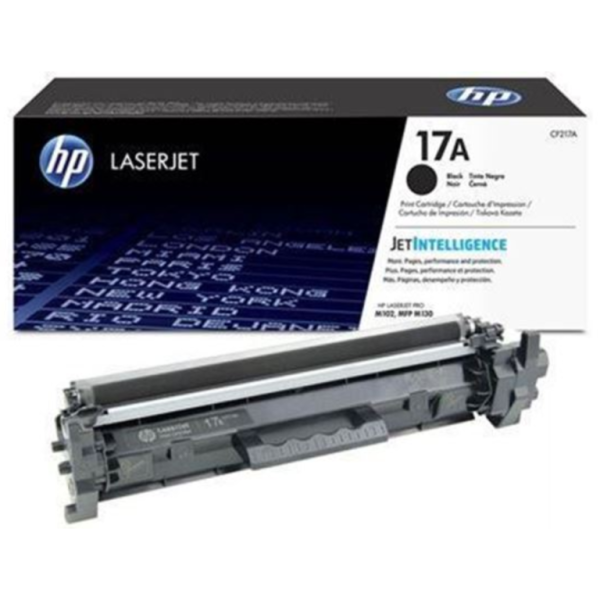 HP 17A Black Original LaserJet Toner Cartridge (CF217A)